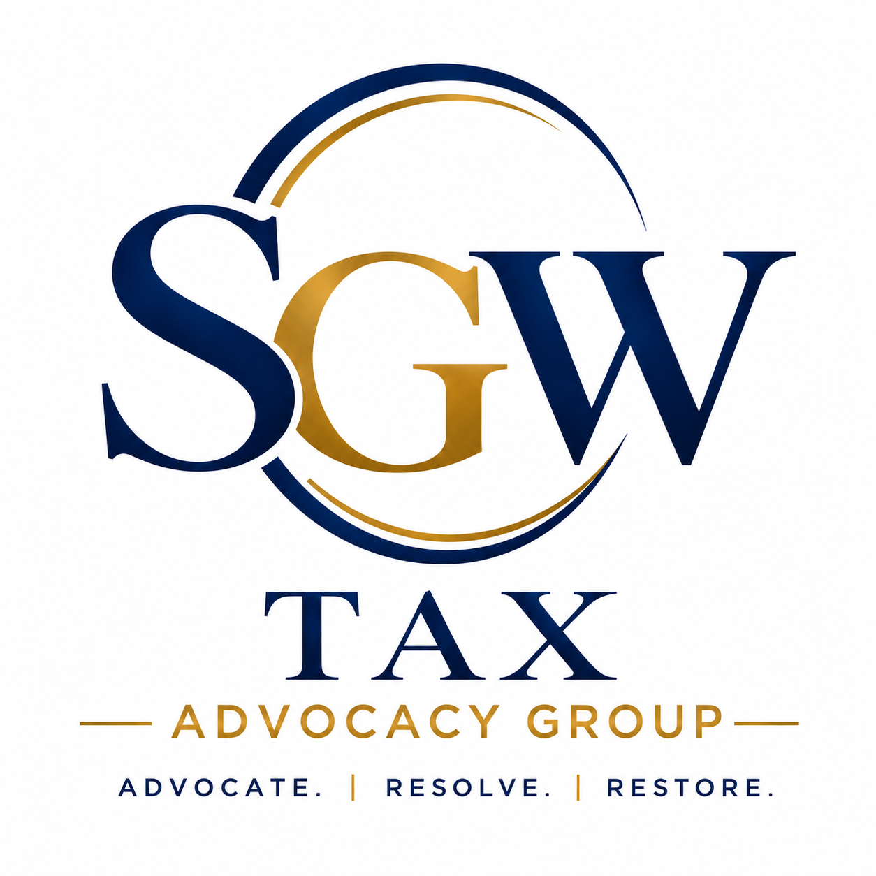 SGW Tax Advocacy Group — Advocate. Resolve. Restore.